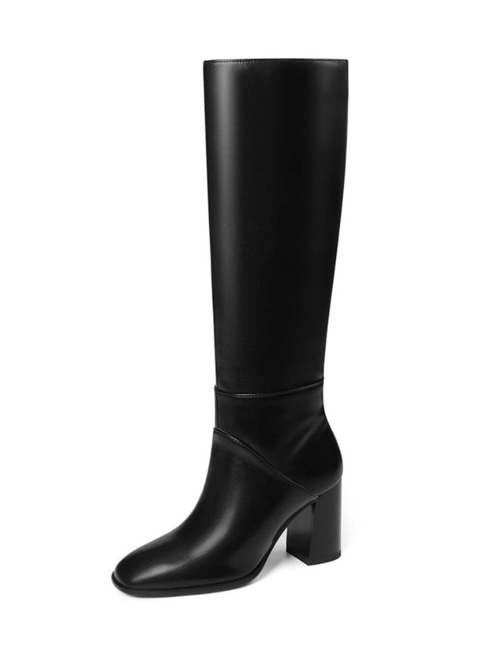 Knee High Boots For Women Tall Fall Long Chunky Heel Boot